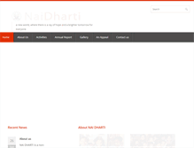Tablet Screenshot of nayeedharti.org